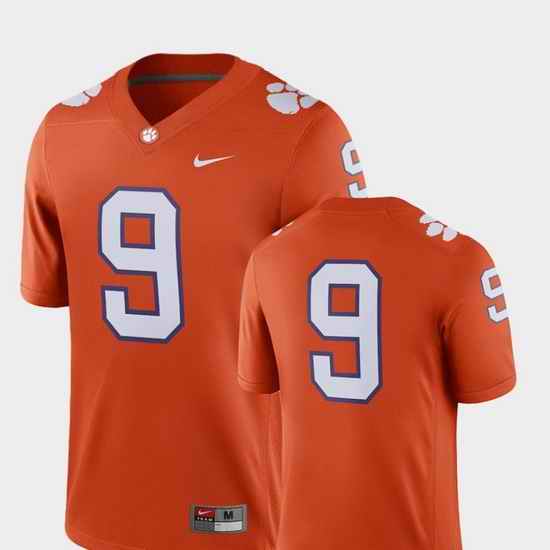 Men Clemson Tigers Orange College Football 2018 Game Jersey